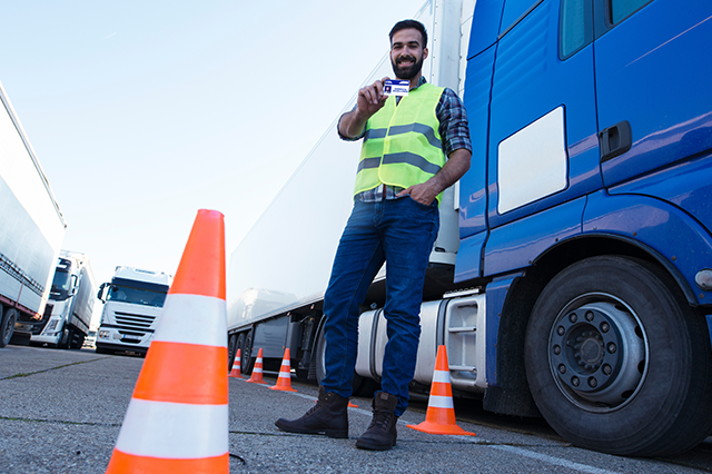training lorry driver